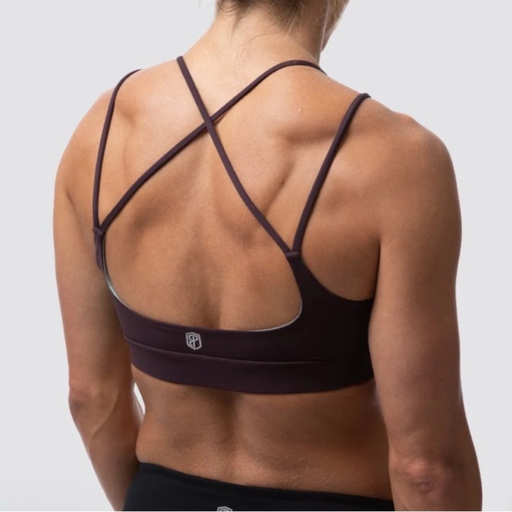Born primitive Exhale Sports Bra - Deep Plum